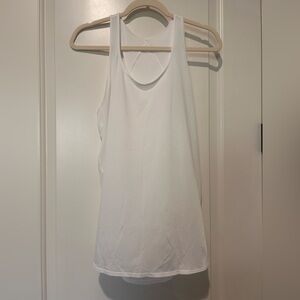 🍋🤍Lululemon Essential Pleated Sleek White Tank Top🤍🍋